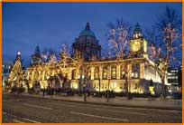 holiday accommodation Antrim - visit Belfast City Hall for a day out