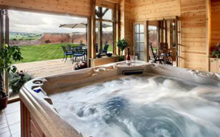 Cottage with Indoor Hot Tub