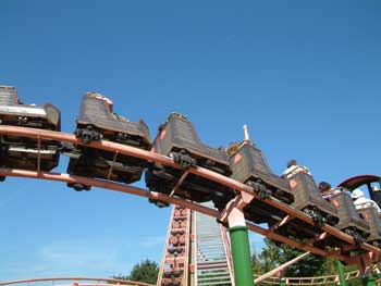 Ride a rollercoaster at Alton Towers