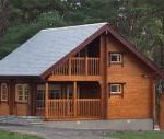 Red Squirrel Log Cabin, Banffshire, Scotland Red Squirrel Log Cabin, Banffshire, Scotland
