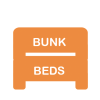Bunk bed(s) - sleeps 1