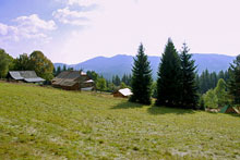 wooden houses and log cabins in the Czech Republic