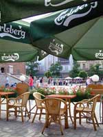 Eastern Europe - pavement cafe