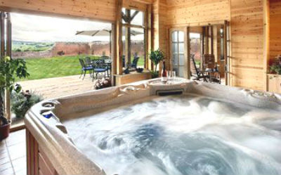 Indoor hot tub