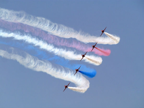 Airplane aerial display