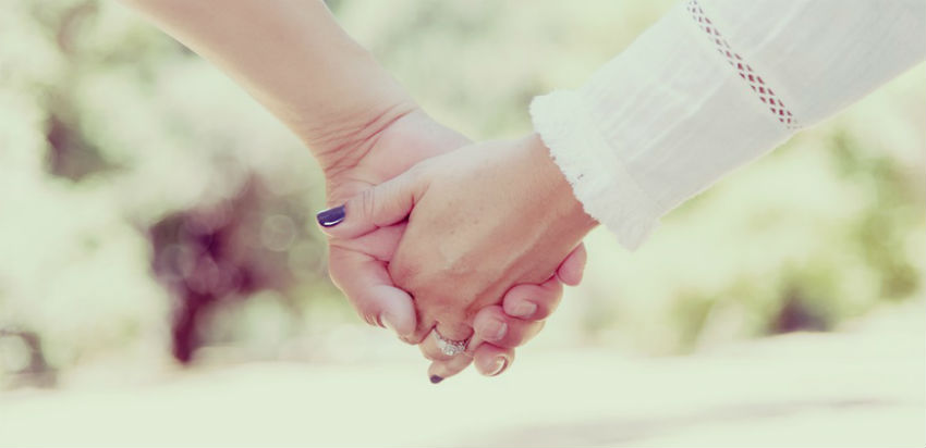 Couple holding hands Couple holding hands
