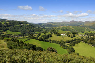 Idyllic Denbighshire countryside
