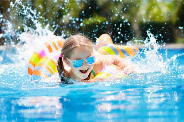 Swimming pool break