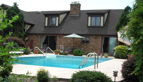 big house with a swimming pool