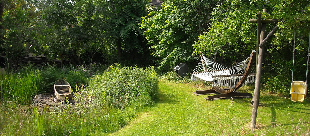 irish cottage with a garden