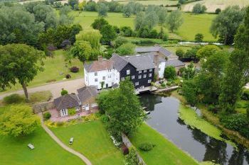 Mendham Mill - the house over a river, Norfolk