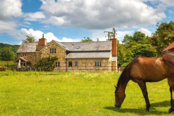 Sleeps 7+1, 5* lovely, clean Cottage with shared games room and lovely garden, Herefordshire