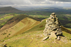 The remote Brecon Beacons in Wales